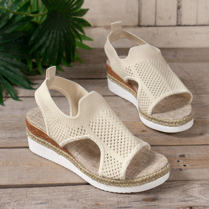 Hollow Wedges Sandals