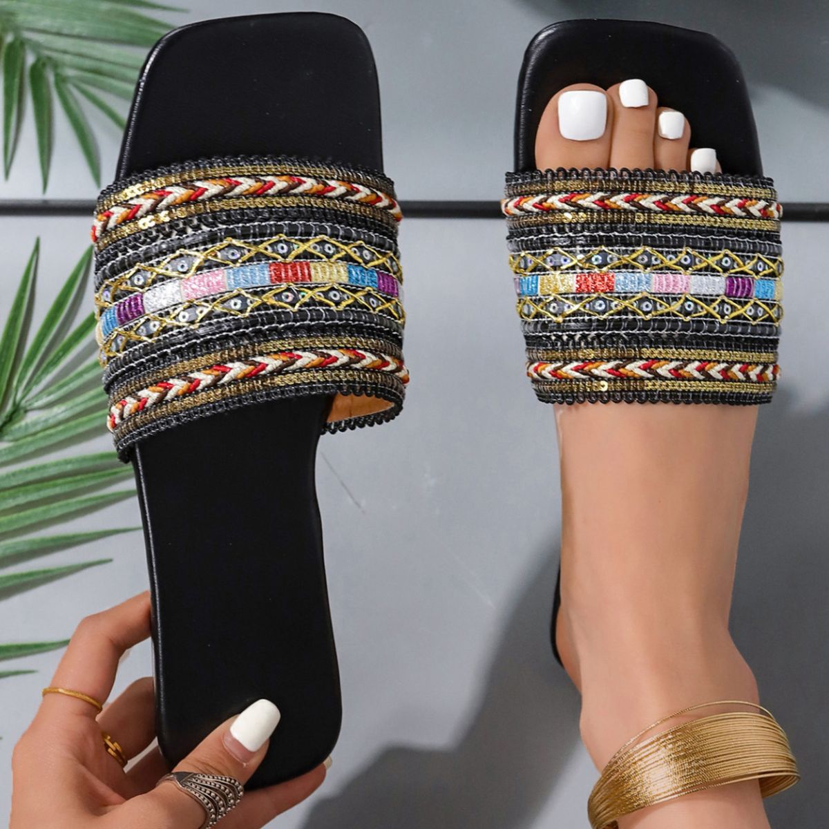 Fashionable Classic Flat Sandals