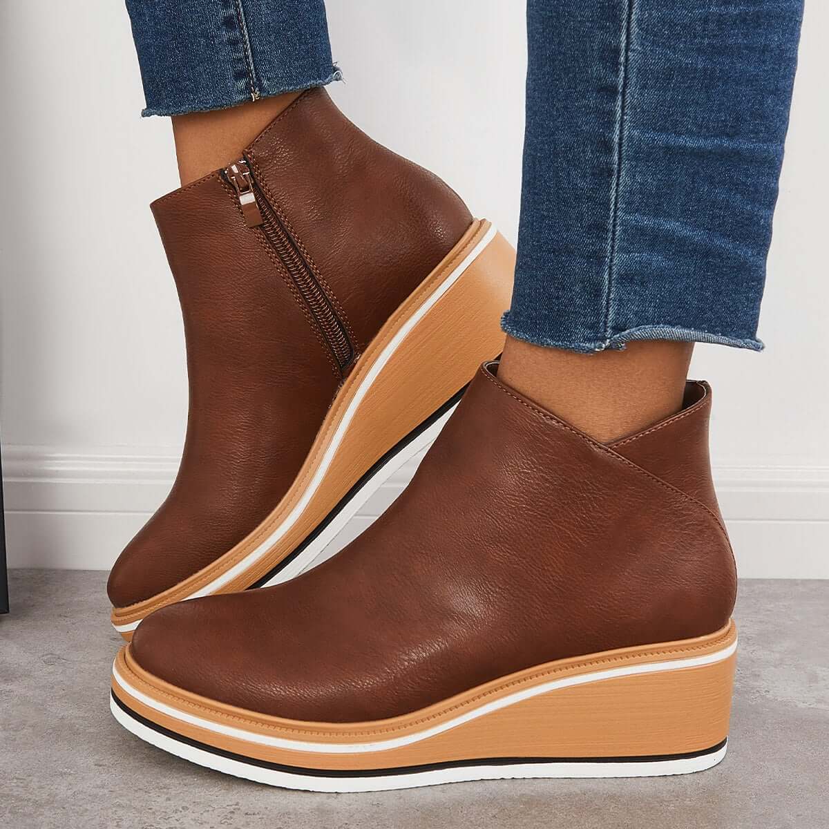 Stylish and supportive orthopedic Ankle boots