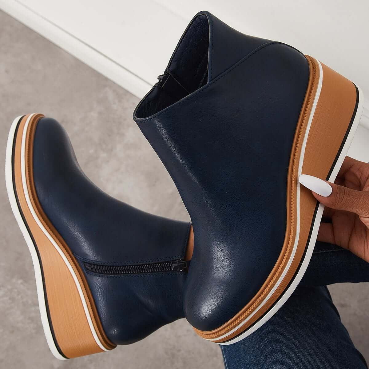 Stylish and supportive orthopedic Ankle boots