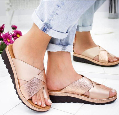 Womens Leather Orthopedic Sandals