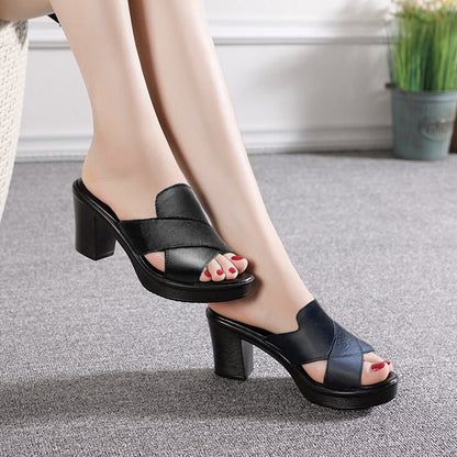 Women's Summer Chunky Heels