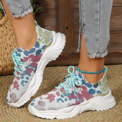 Orthopedic Floral Sneakers