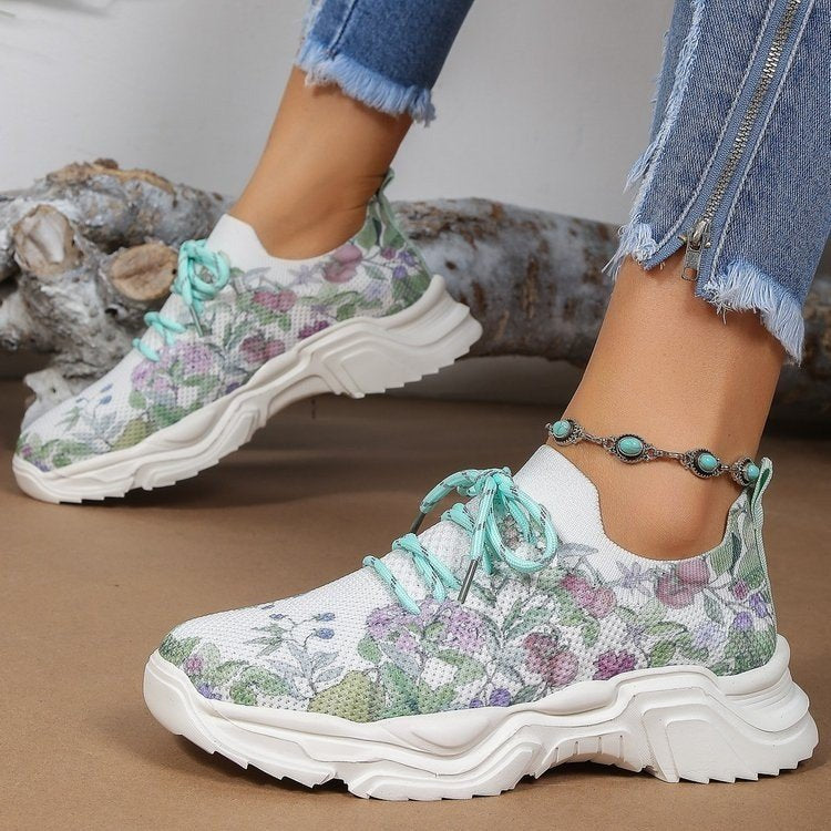 Orthopedic Floral Sneakers