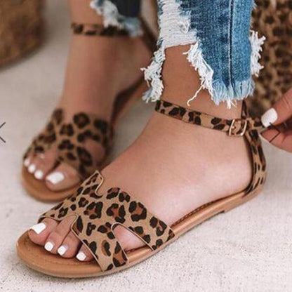 Snake Print Sandals