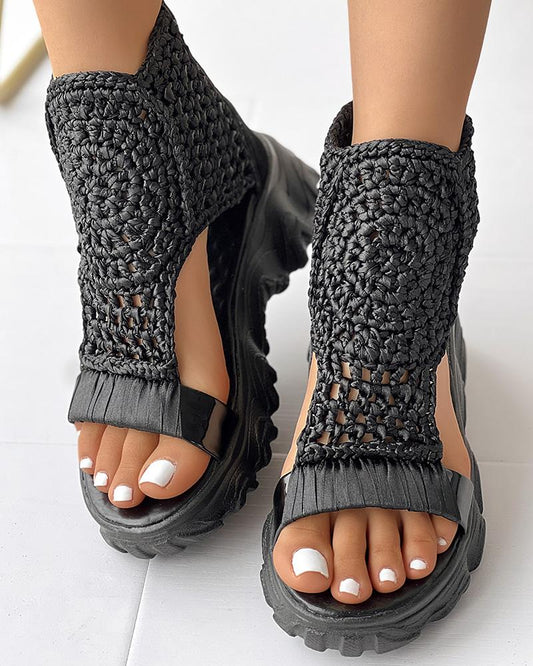 Rope Sandal Heels for Women