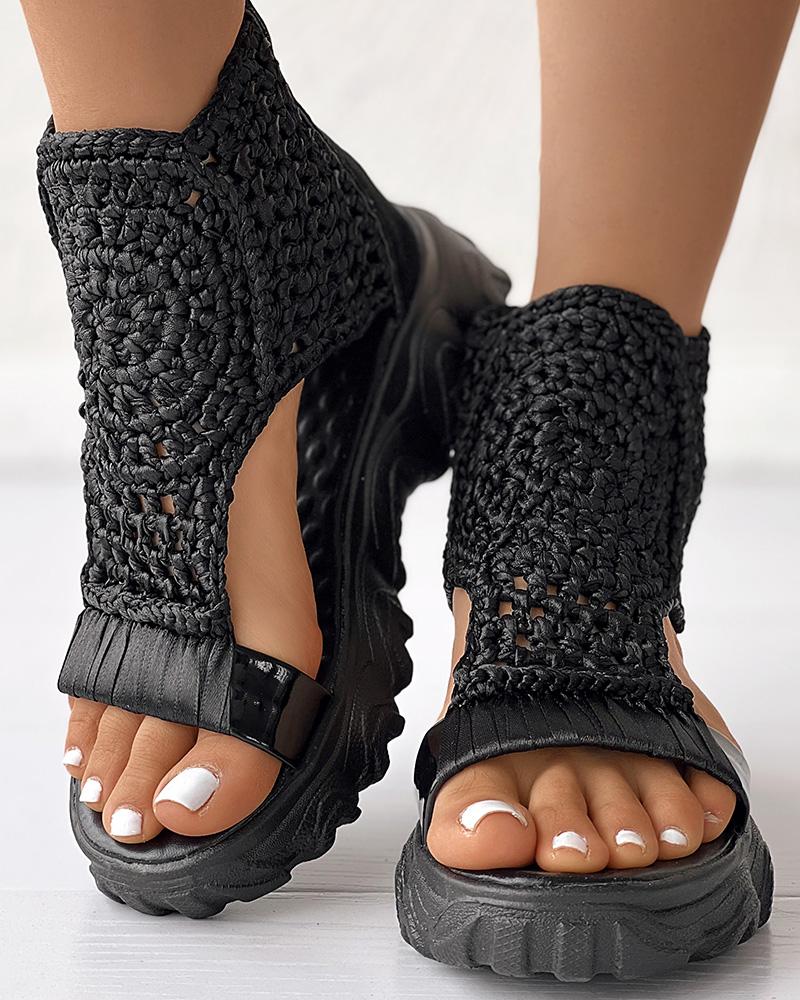 Rope Sandal Heels for Women