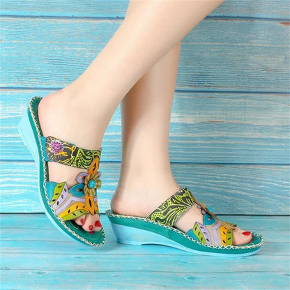 Summer Retro Color Shoes