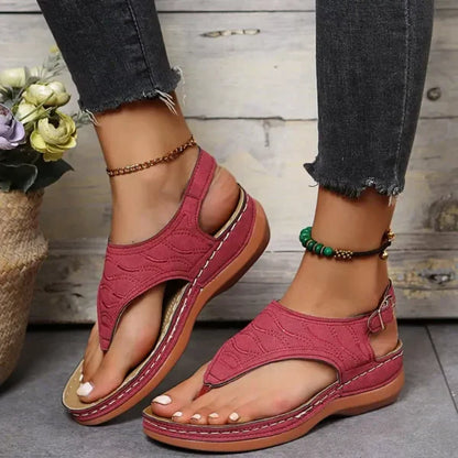 Buckle Strap Slingback Shoes Sandals