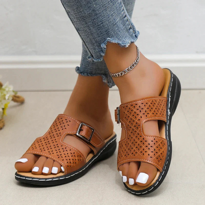 Buckle Platform Walking Sandals