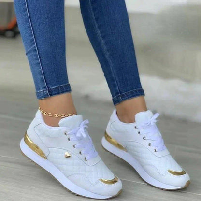 Women Sneakers Lace Up Flats