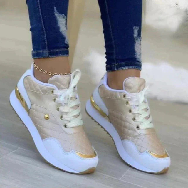 Women Sneakers Lace Up Flats