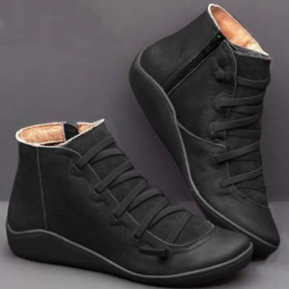 Women Shoes Fashion Leather Ankle Boots