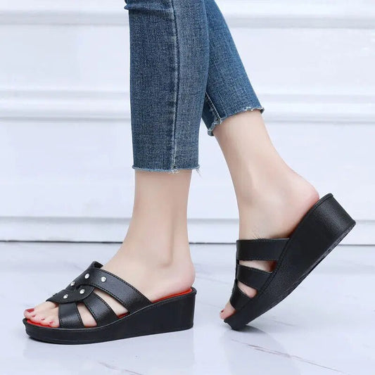 Soft Bottom Wedge Sandals