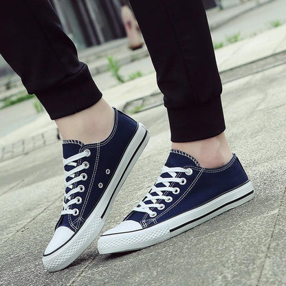 Classic low-cut lace up sneakers