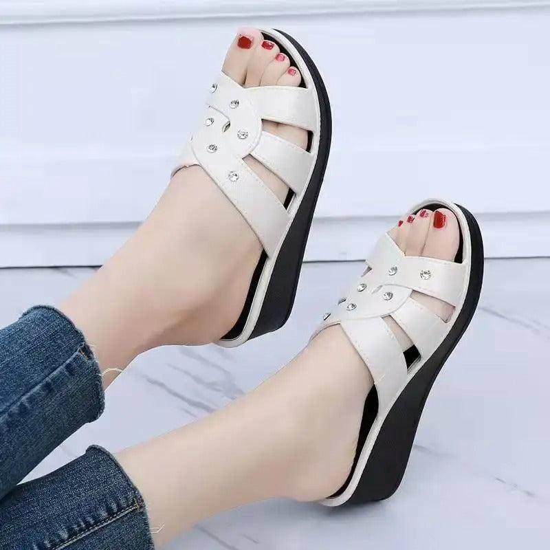 Soft Bottom Wedge Sandals