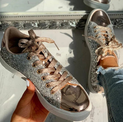 Glitter Casual Female Sneakers