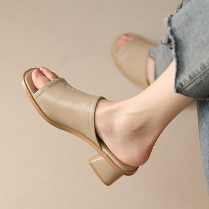 Chunky Heeled Sandals