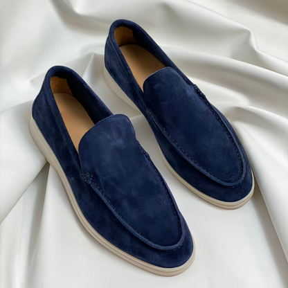 Flat Leather Loafers