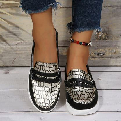 Womens Casual Leather Loafers