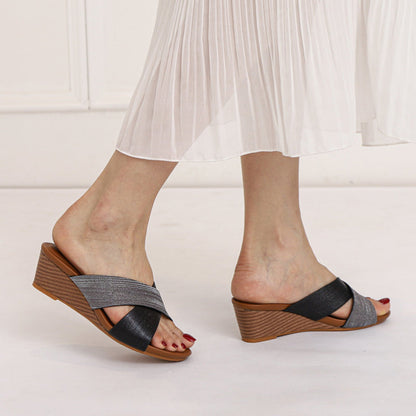 Womens Wedge Roman Style Sandals