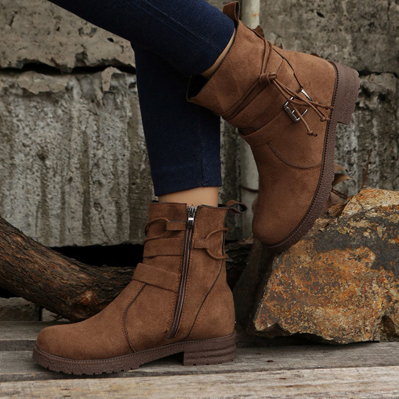 Casual and supportive orthopedic Ankle boots