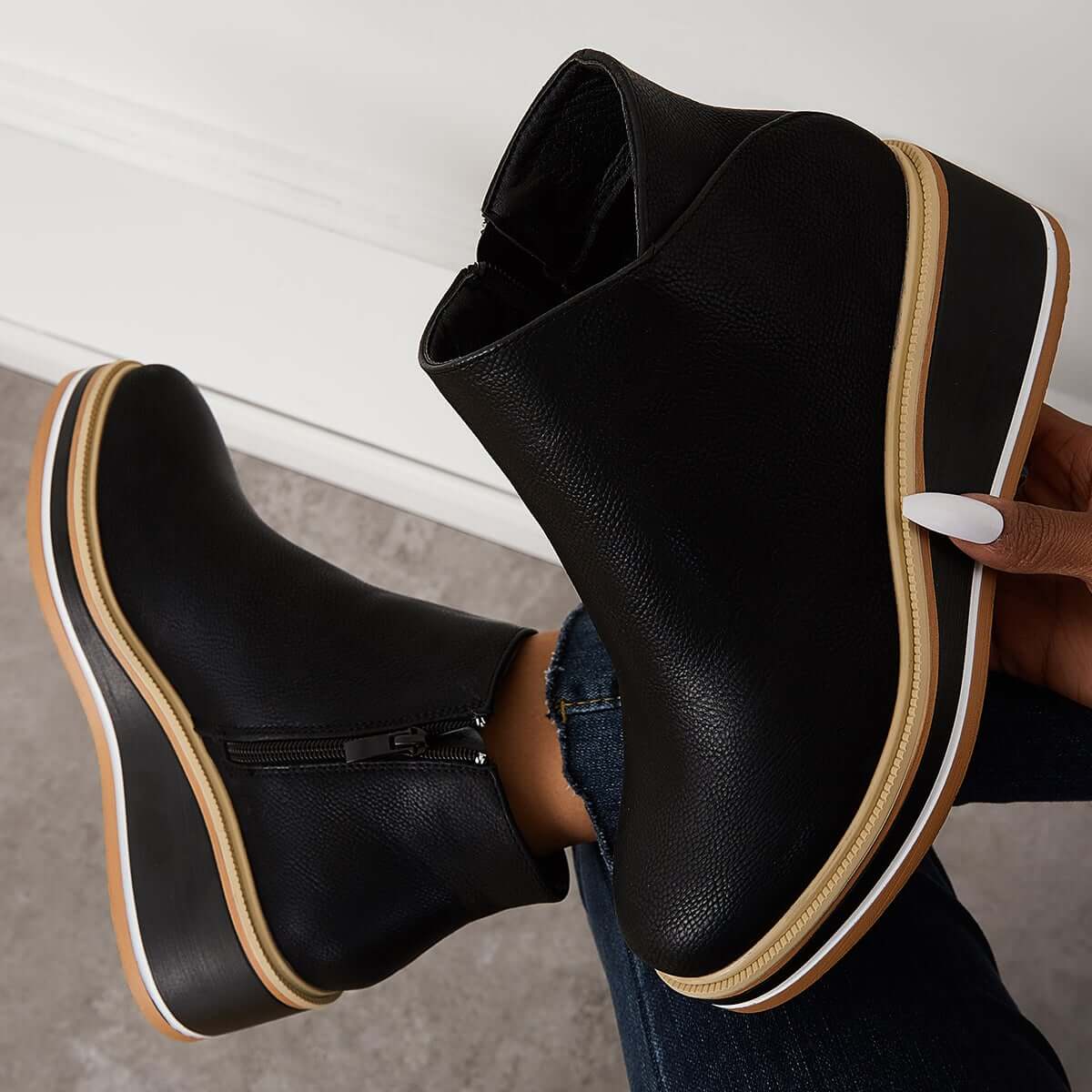 Stylish and supportive orthopedic Ankle boots