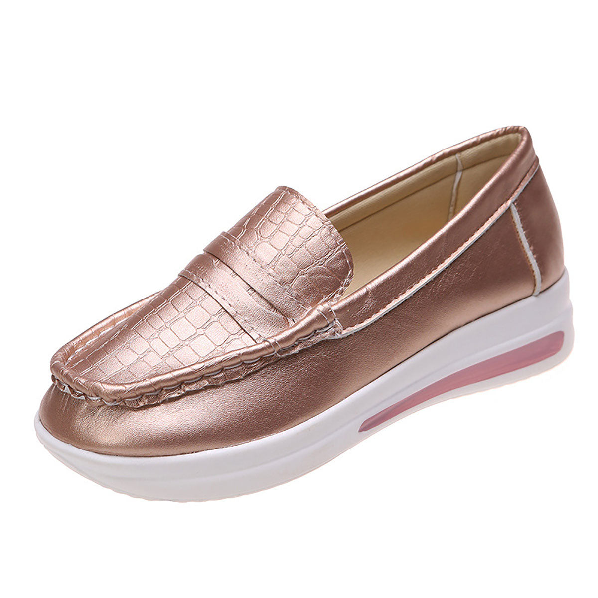 Womens Casual Leather Loafers