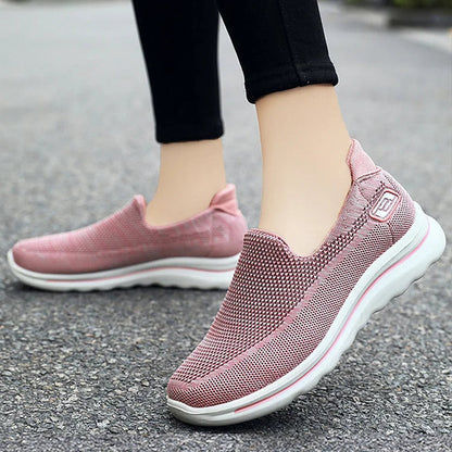 Womens Slip On Sneakers Gym Shoes