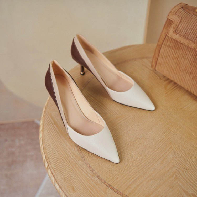 Women's pointed high heels