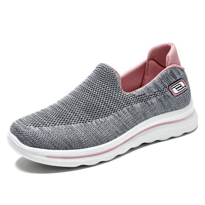 Womens Slip On Sneakers Gym Shoes