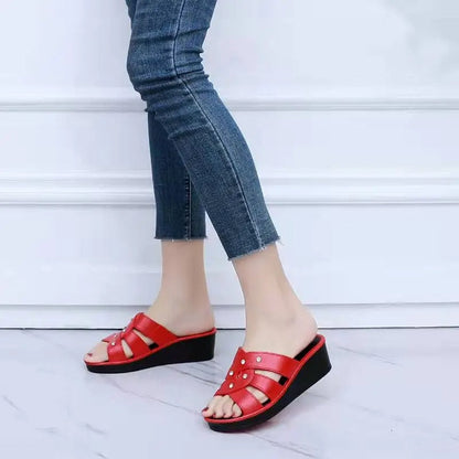 Soft Bottom Wedge Sandals