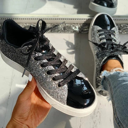 Glitter Casual Female Sneakers