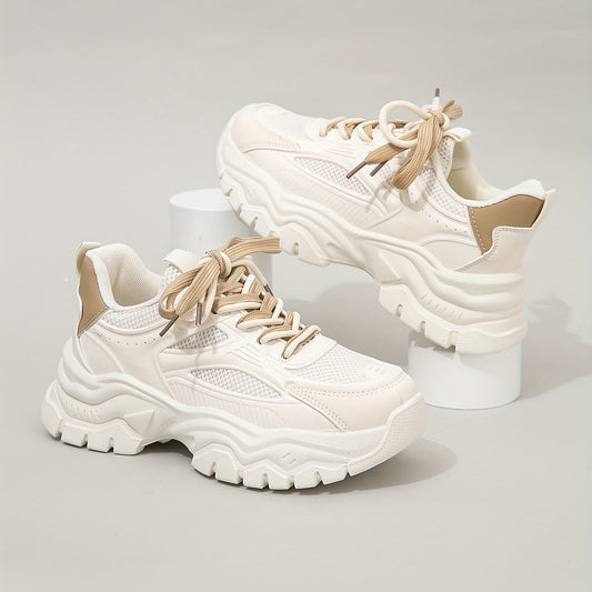 Thick-Soled Height-Increasing Chunky Sneakers