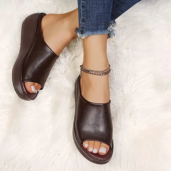 Women Platform Open Toe Sandals