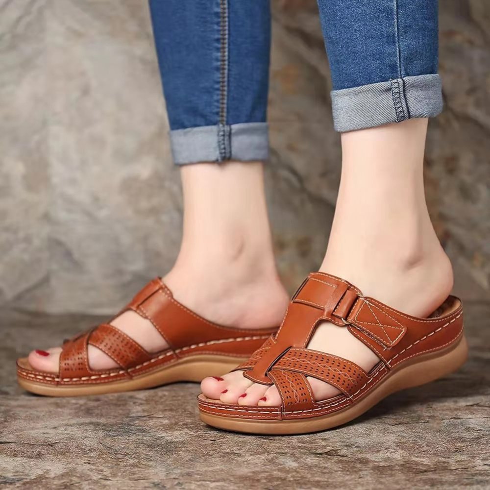 Womens Premium Leather Sandals