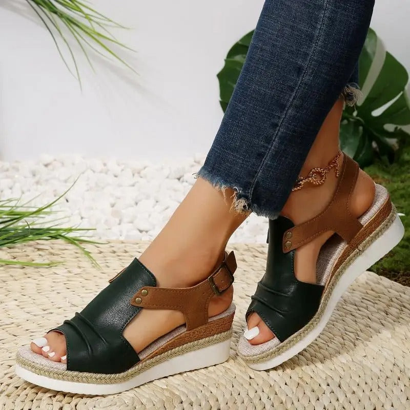 Bohemian Wedge Sandals