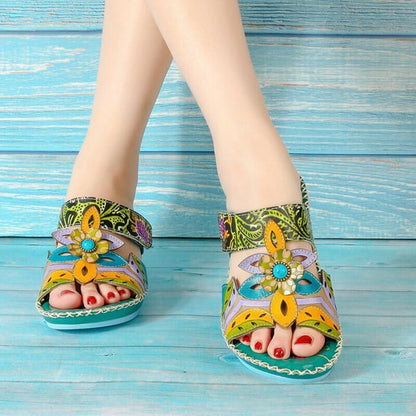 Summer Retro Color Shoes