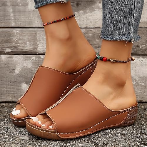 Fishmouth Women's Sloping Heel Sandals