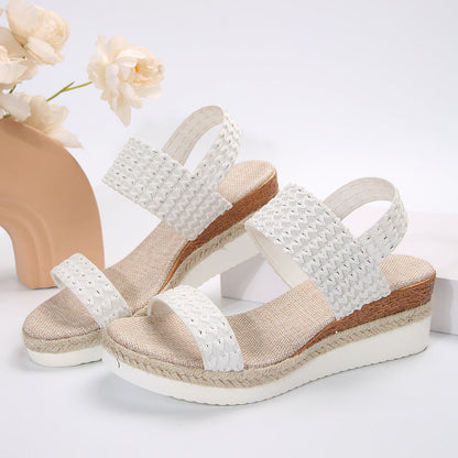 Women’s Wedge Sandals with Ankle Strap