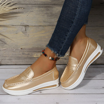 Womens Casual Leather Loafers