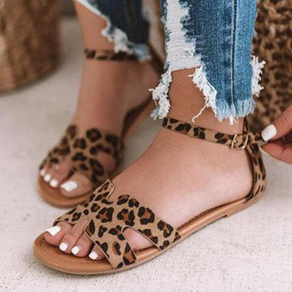 Snake Print Sandals