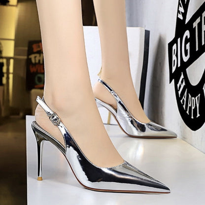 Elegant pointed toe heels