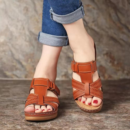 Womens Premium Leather Sandals