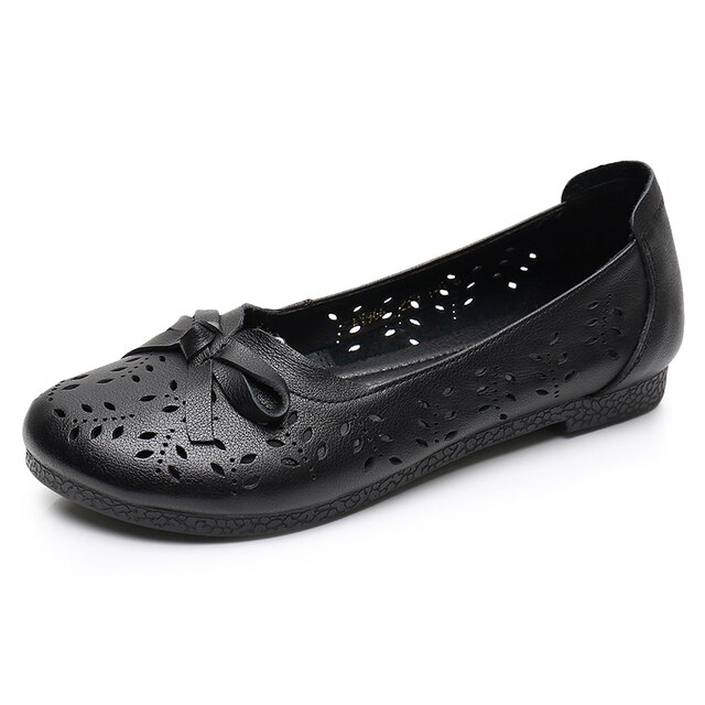 Soft Leather Breathable Women Loafers