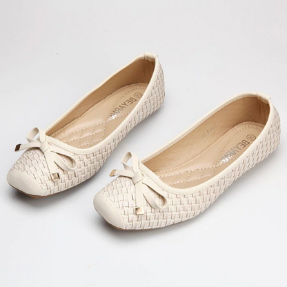 Woven Leather Casual Shoes