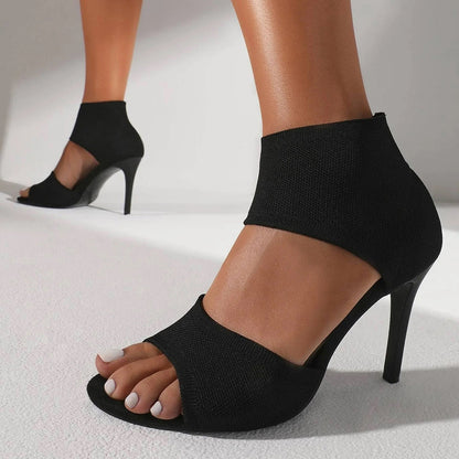 Knit Detailing and Pointed Toe Stiletto