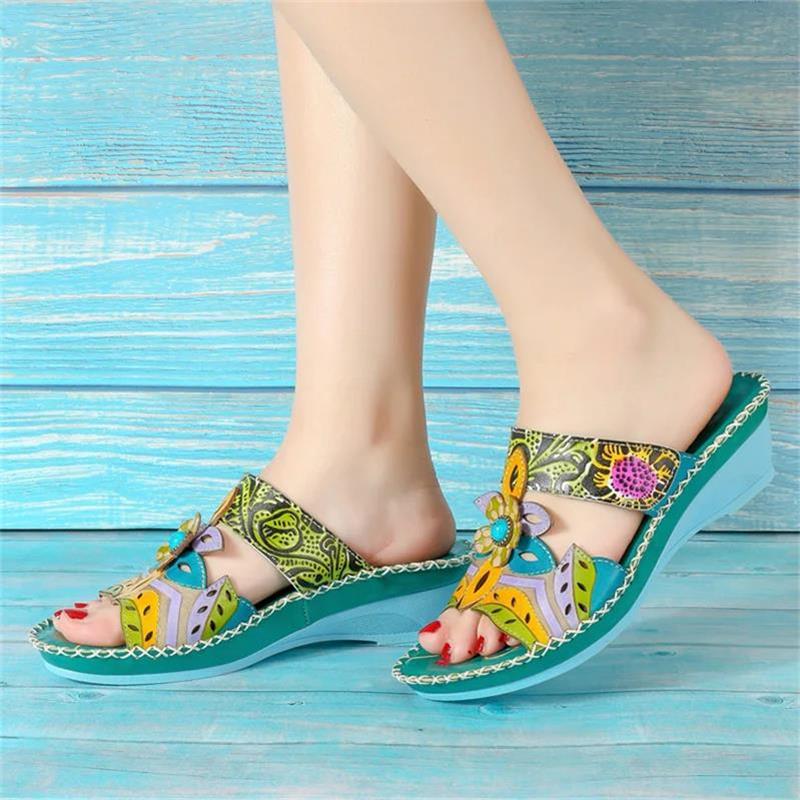 Summer Retro Color Shoes