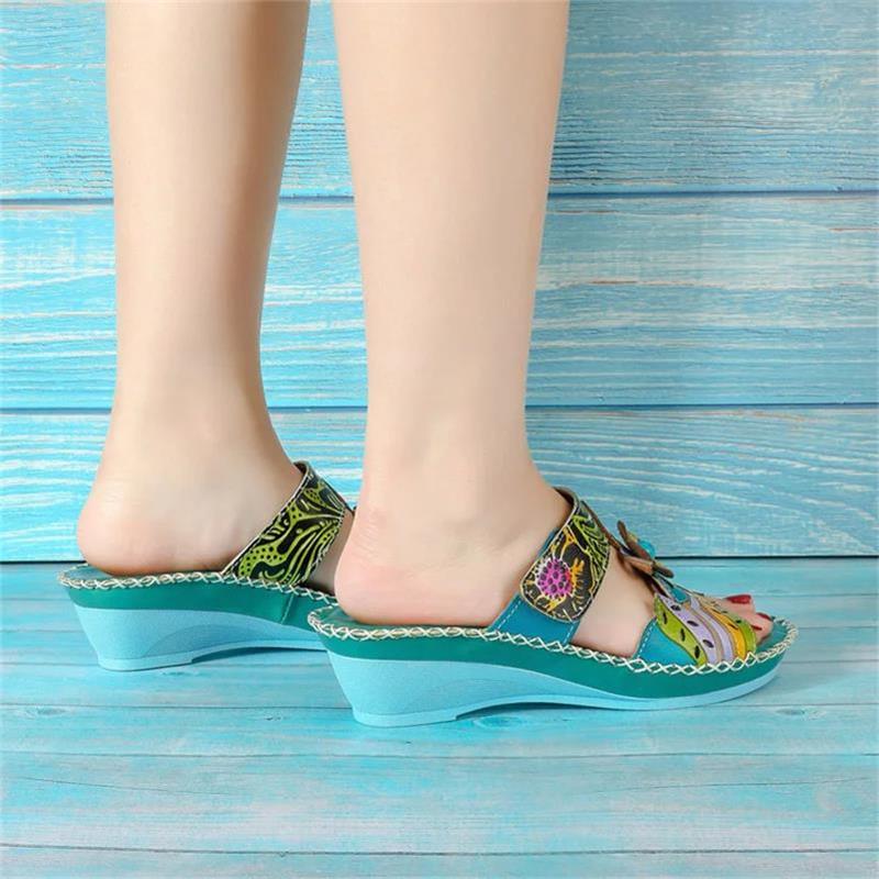 Summer Retro Color Shoes