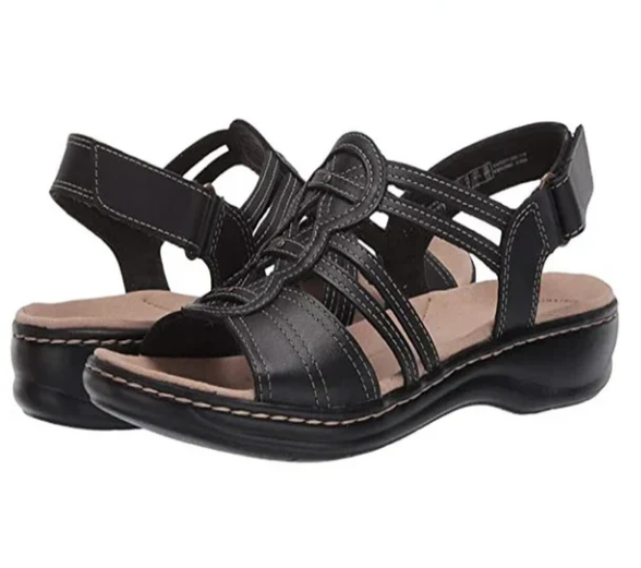 Leather Slingback Sandals